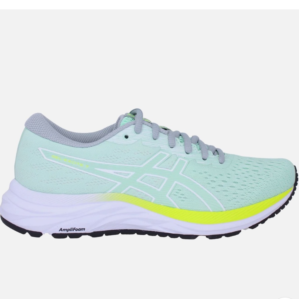 New Asics Gel Excite 7 Mint Green Mesh Running Sneakers Women’s 6